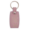 Be Joyful Dusty Mauve Faux Leather Keychain - 1 Thessalonians 5:16 - KI Gifts Christian Supplies
