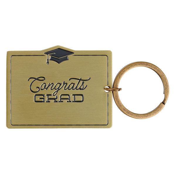 I Know the Plans Black and Gold Metal Keychain in Gift Tin - Jeremiah 29:11