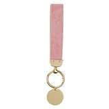 Trust in the Lord Pink Faux Leather Wristlet Keychain - Proverbs 3:5