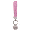 Be Still and Know Lavender Faux Leather Wristlet Keychain - Psalm 46:10 - KI Gifts Christian Supplies