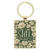 Be Still Green Epoxy-filled Metal Keychain - Psalm 46:10 - KI Gifts Christian Supplies