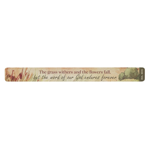 Word of Our God Endures Forever Large Magnetic Strip - Isaiah 40:8 - KI Gifts Christian Supplies