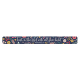 Trust in the Lord Purple Floral Large Magnetic Strip - Proverbs 3:5 - KI Gifts Christian Supplies