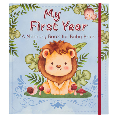 My First Year Hardcover Memory Book for Baby Boys