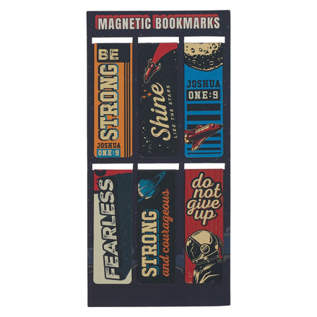 Magnetic Page Markers Set of 6  Whimsical