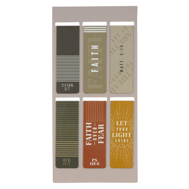  Faith and Light Magnetic Bookmark Set