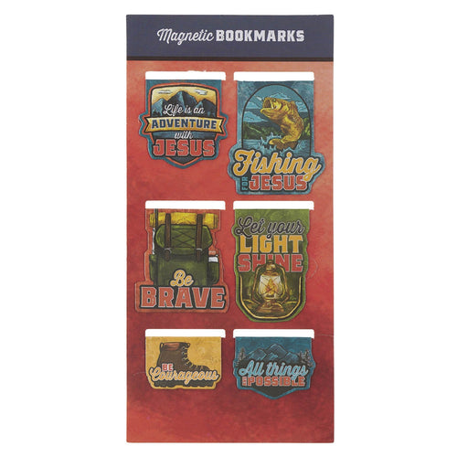 Adventure with Jesus Magnetic Bookmark Set - Psalm 16:11 - KI Gifts Christian Supplies