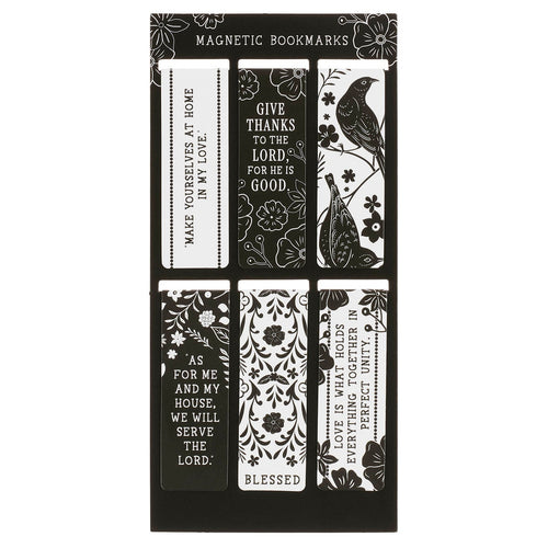 Love Monotone Magnetic Bookmark Set