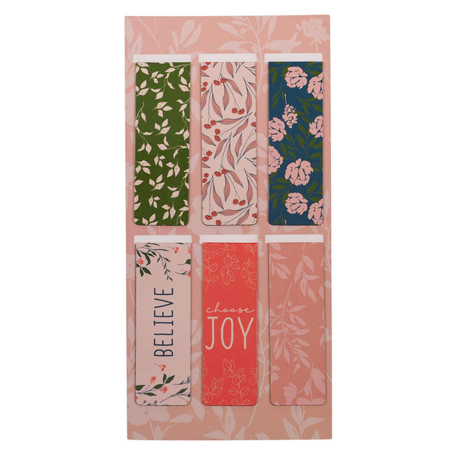 Blessed Joy Believe Magnetic Bookmark Set