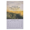 2027 Trust in the Lord Mini Magnetic Calendar - Proverbs 3:5