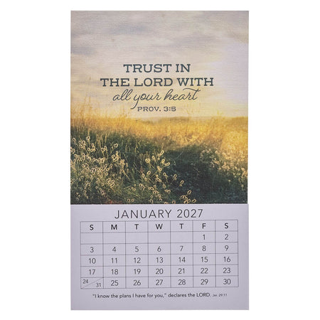 2027 Footprints Small Daily Planner