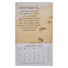 2027 Footprints Mini Magnetic Calendar