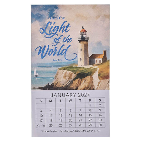 2027 Footprints Small Daily Planner