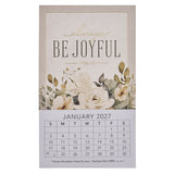 2027 Always Be Joyful Mini Magnetic Calendar - Thessalonians 5:16