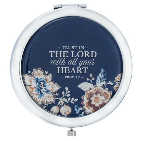 Trust in the Lord Purple Bloom Large Portrait Gift Bag - Proverbs 3:5