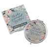 He Who Promised Silver Metal Compact Mirror - Hebrews 10:23