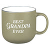 Best Grandpa Ever Khaki Ceramic Coffee Mug - KI Gifts Christian Supplies