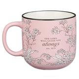 World's Best Daughter Pink Ceramic Coffee Mug - Isaiah 58:11