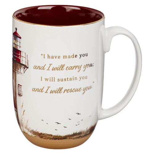 I Have Made You Exposed Clay Base Ceramic Mug - Isaiah 46:4 - KI Gifts Christian Supplies