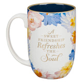 Sweet Friendship Watercolor Garden Ceramic Mug