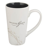 Amazing Grace White Crown of Thorns Ceramic Mug