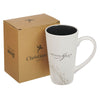 Amazing Grace White Crown of Thorns Ceramic Mug