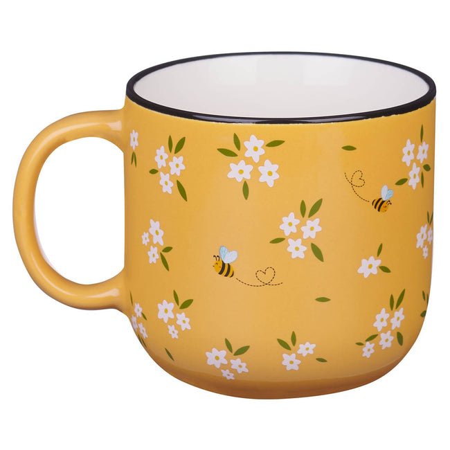 Amazing Teacher Blossom and Bees Ceramic Coffee Mug