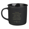 Man of God Matte Black Ceramic Coffee Mug - 1 Timothy 6:11