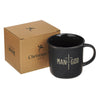 Man of God Matte Black Ceramic Coffee Mug - 1 Timothy 6:11