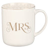 Mr. & Mrs. White Ceramic Coffee Mug Set - Ecclesiastes 4:9