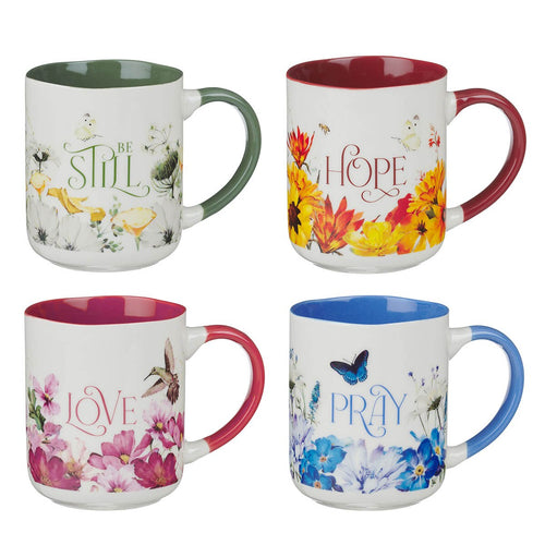 Anchored in Christ Ceramic Mug Set