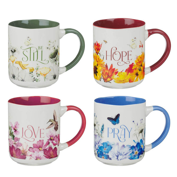 Anchored in Christ Ceramic Mug Set