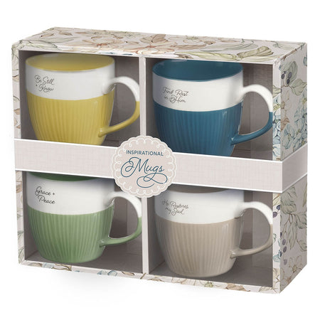 Faithful Living Stoneware Mug Set