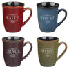 Faithful Living Stoneware Mug Set