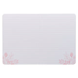 Find Joy in the Little Things Pink Floral Large Notebook