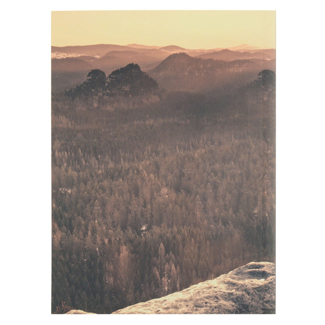 With God All Things Are Possible Mountain Medium Notebook - Matthew 19:26