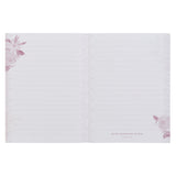Be Still and Know Pink Floral Medium Notebook - Psalm 46:10