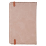 Trust Mottled Blush Faux Leather Hardcover Notebook with Elastic Band Closure - Proverbs 3:5
