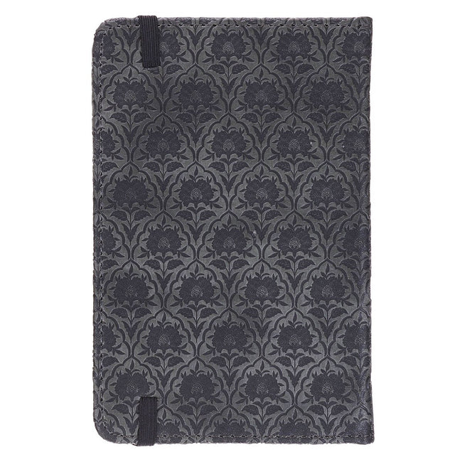 I Know the Plans Graphite Gray Faux Leather Hardcover Notebook with Elastic Closure - Jeremiah 29:11