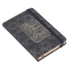 I Know the Plans Graphite Gray Faux Leather Hardcover Notebook with Elastic Closure - Jeremiah 29:11