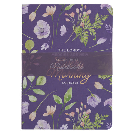 Trust in the Lord Purple Bloom Large Portrait Gift Bag - Proverbs 3:5