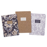 I Can Do All Things Honey-brown and Navy Large Notebook Set - Philippians 4:13