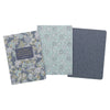 Morning Mercies Blue and Green Floral Notebook Set - Lamentations 3:22-23