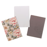 Strong and Courageous Delicate Pink Dahlia Notebook Set - Joshua 1:9