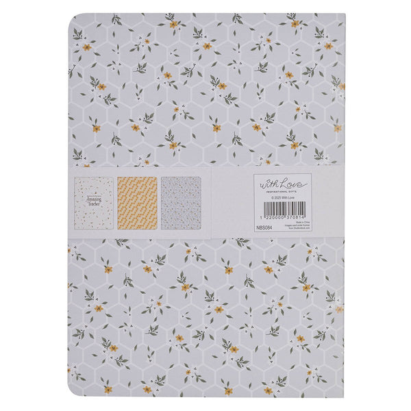 Amazing Teacher Blossom and Bees Notebook Set