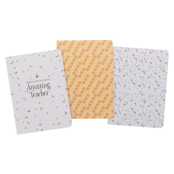 Amazing Teacher Blossom and Bees Notebook Set
