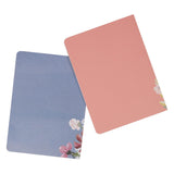 Joy and Grace Peach and Blue Floral Medium Notebook Set