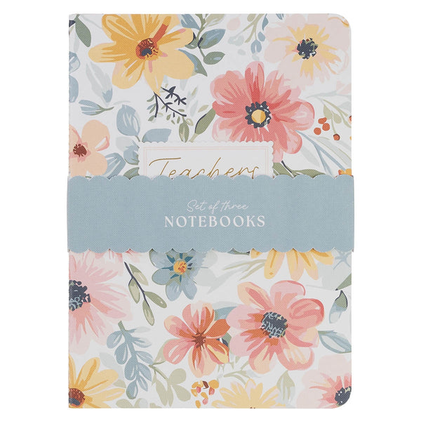 Teachers Plant Seeds Coral Garden Large Notebook Set - KI Gifts Christian Supplies