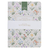 Sufficient Grace Floral Lattice Notebook Set - 2 Corinthians 12:9 - KI Gifts Christian Supplies