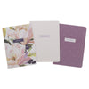 Blessed Purple Floral 3-Piece Large Notebook Set